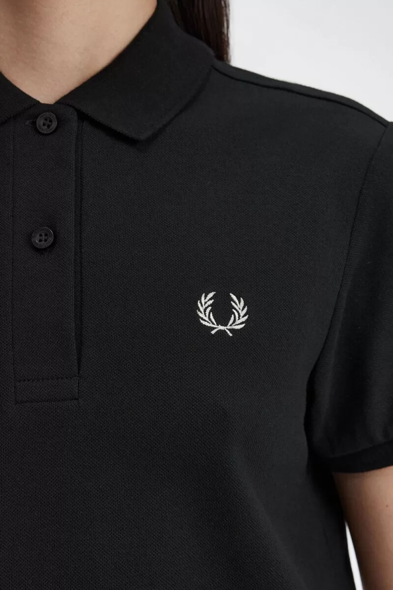 fred perry shirt abito da donna nero