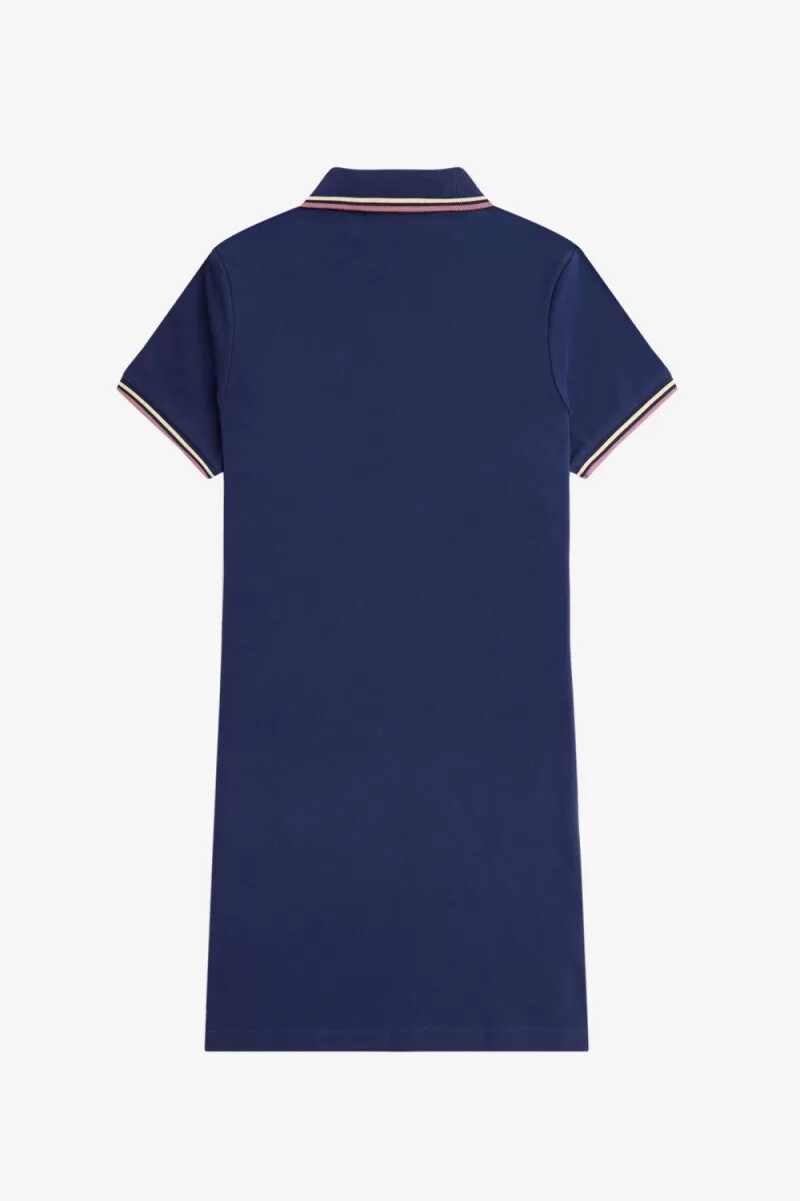 fred perry twin tipped shirt abito da donna blu navy francese