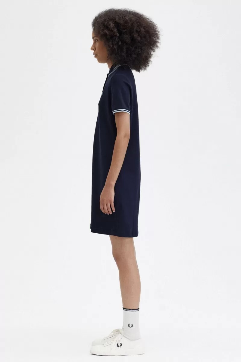 abito da donna fred perry twin tipped blu navy