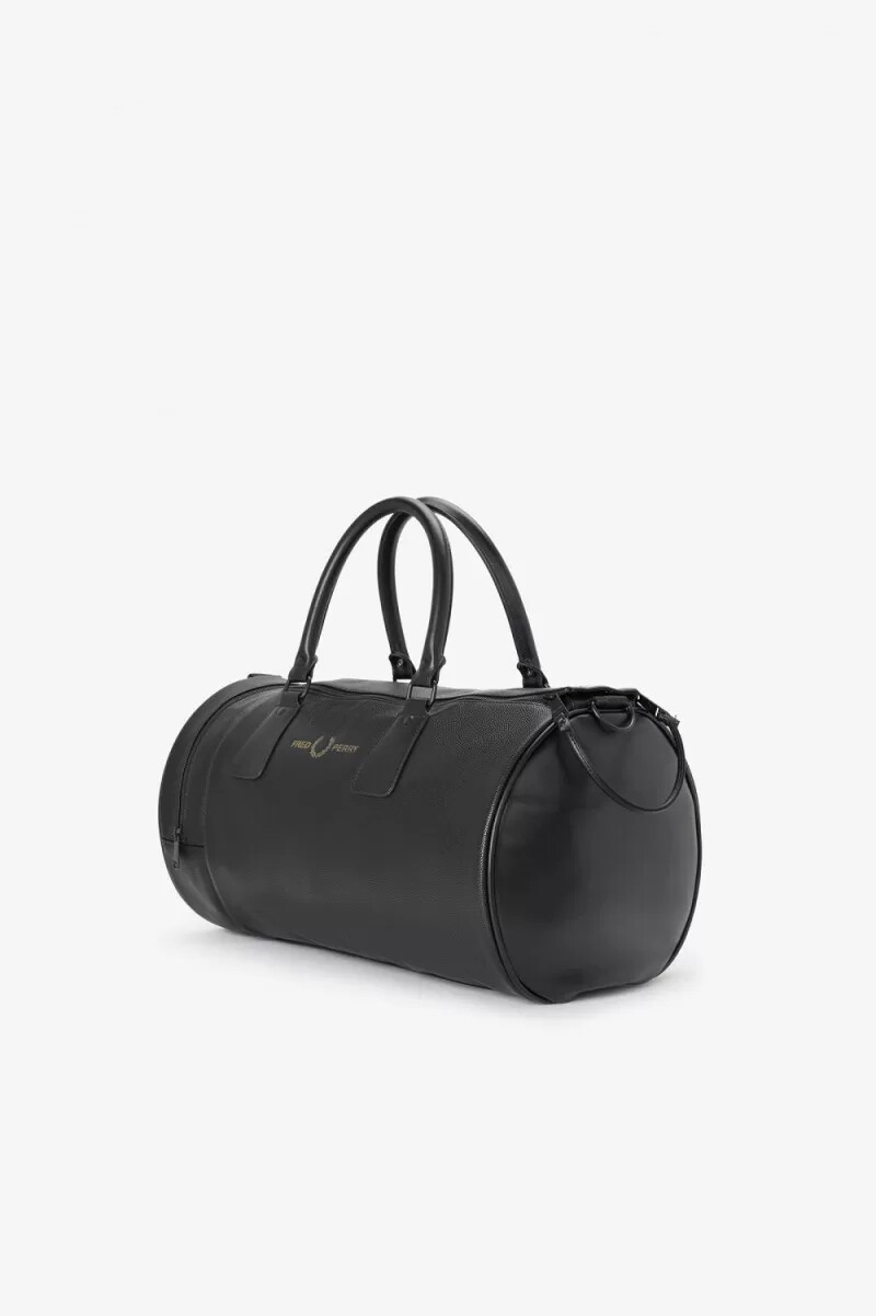 fred perry scotch grain barrel borse da donna nere
