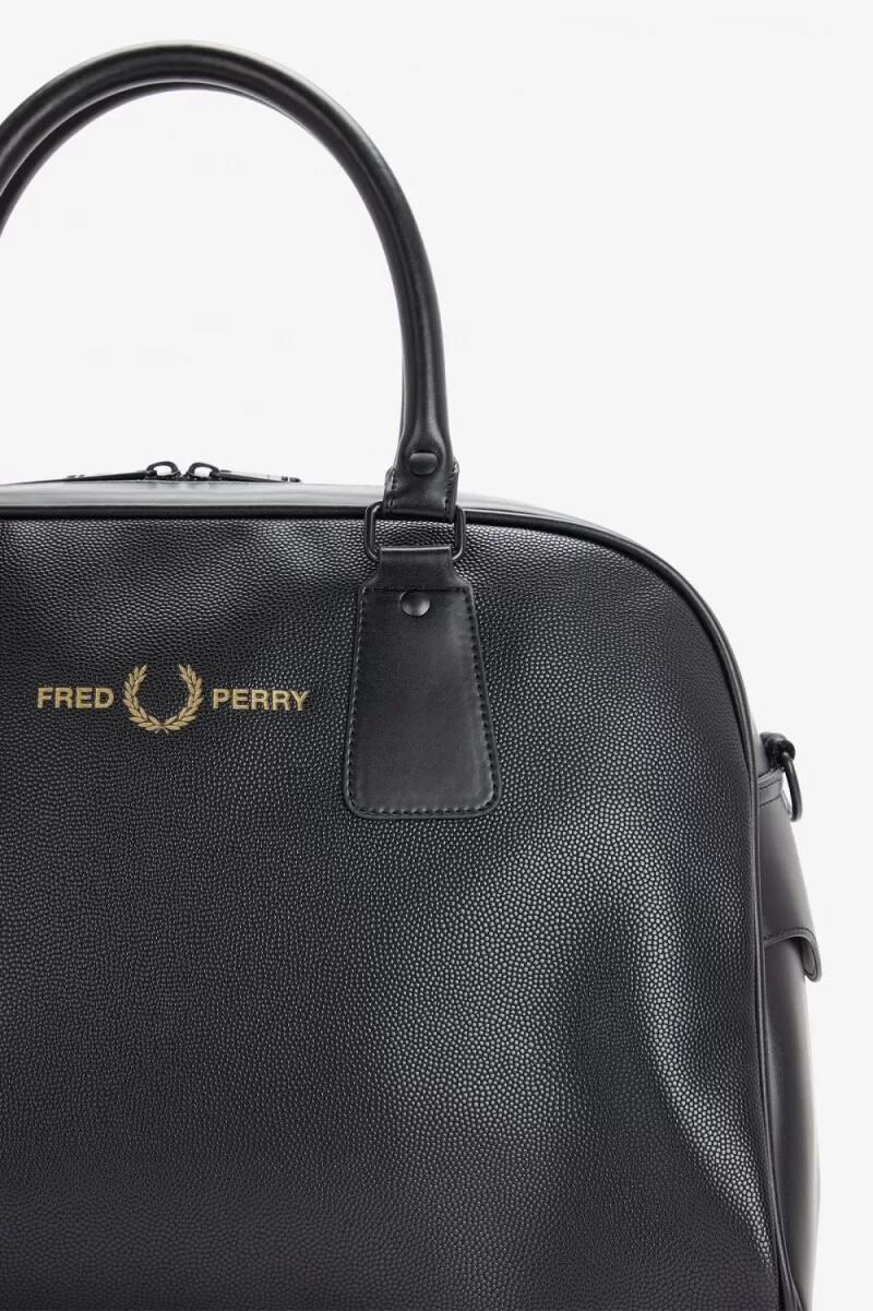 fred perry scotch grain grip borse da uomo nere