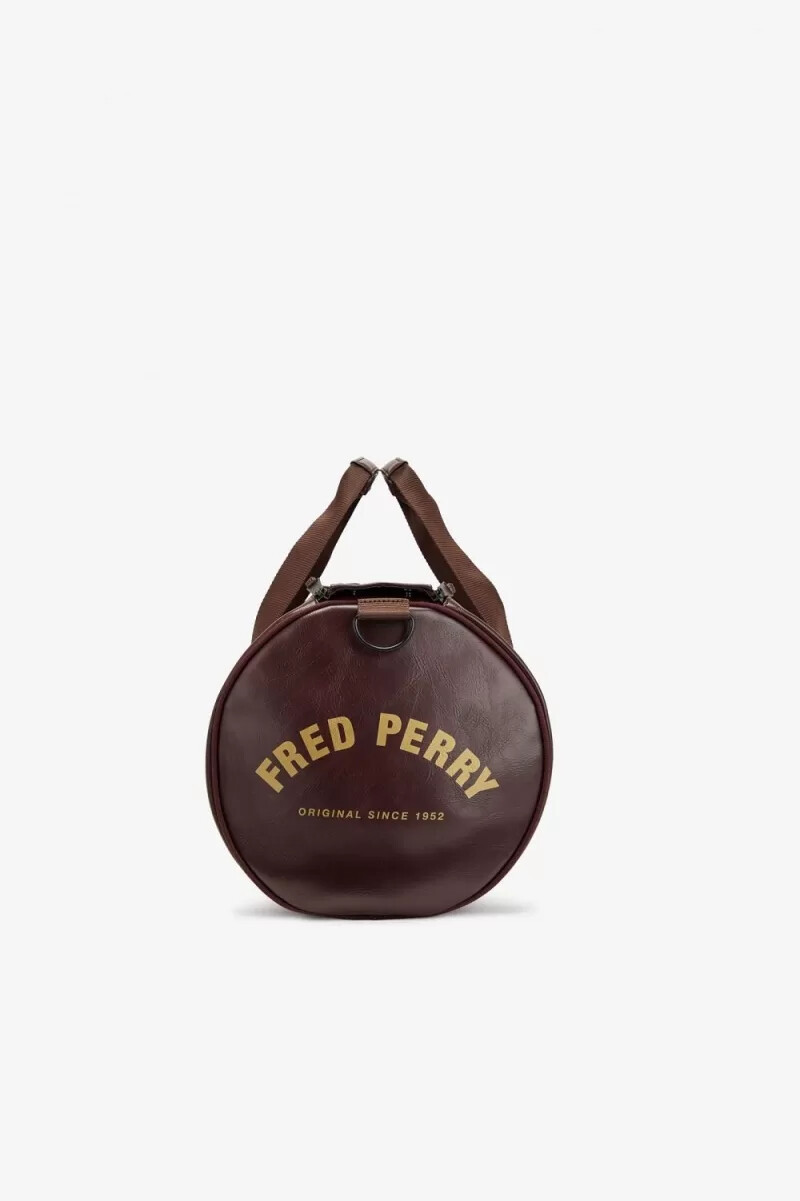 fred perry tonal barrel borse da uomo marroni