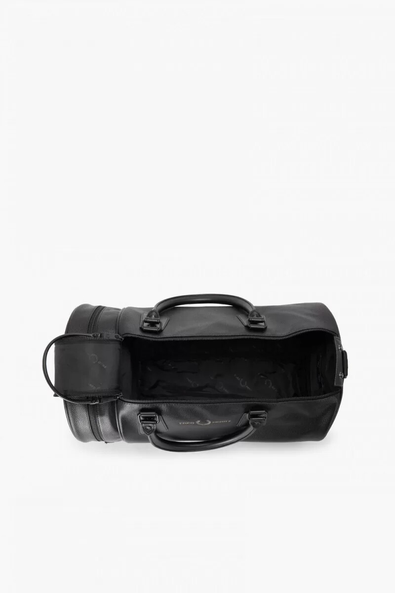 fred perry scotch grain barrel borse da uomo nere