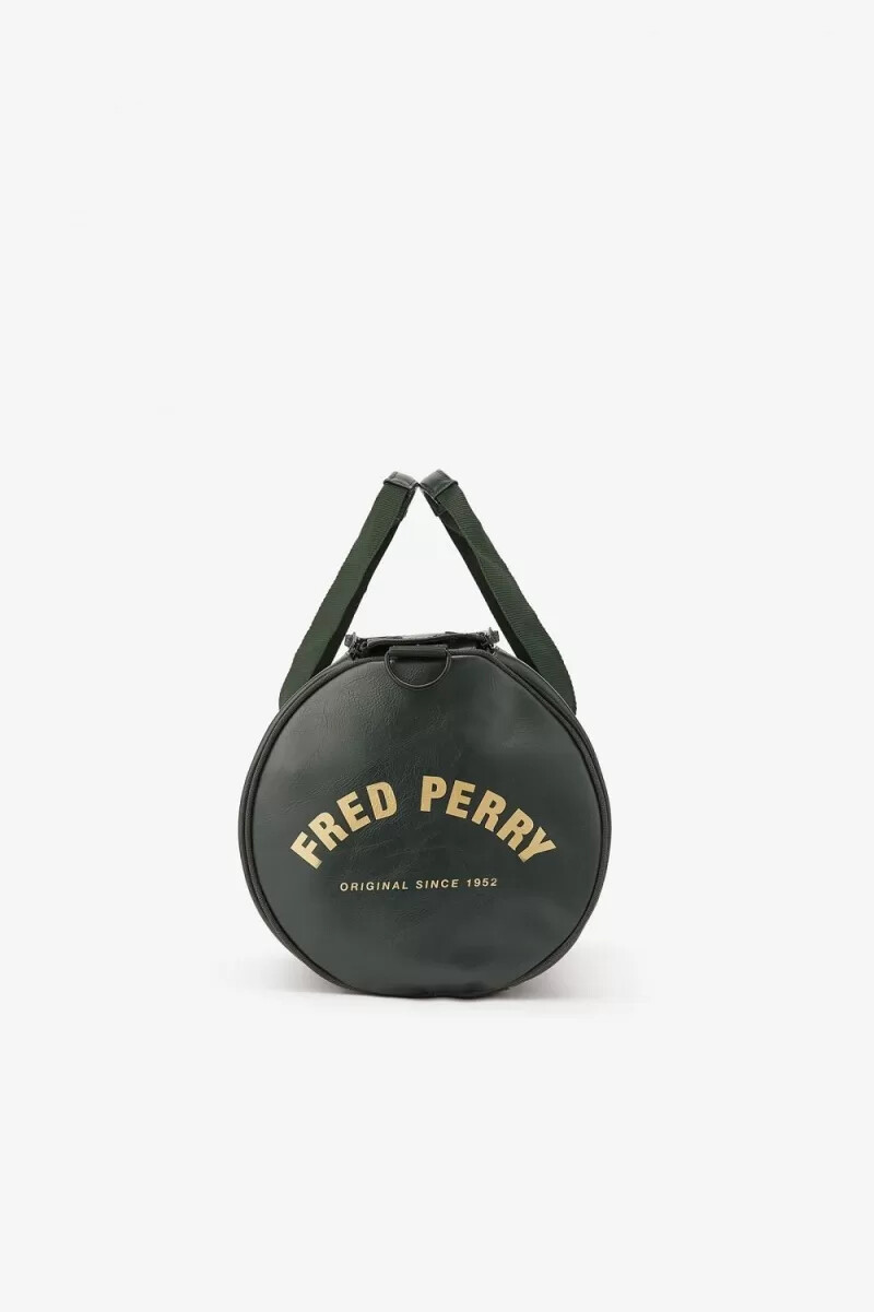 fred perry tonal barrel borse da uomo verde scuro