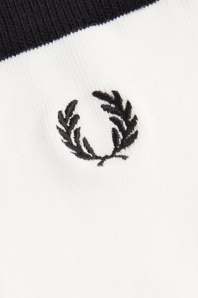 calzini da donna fred perry heart snow white