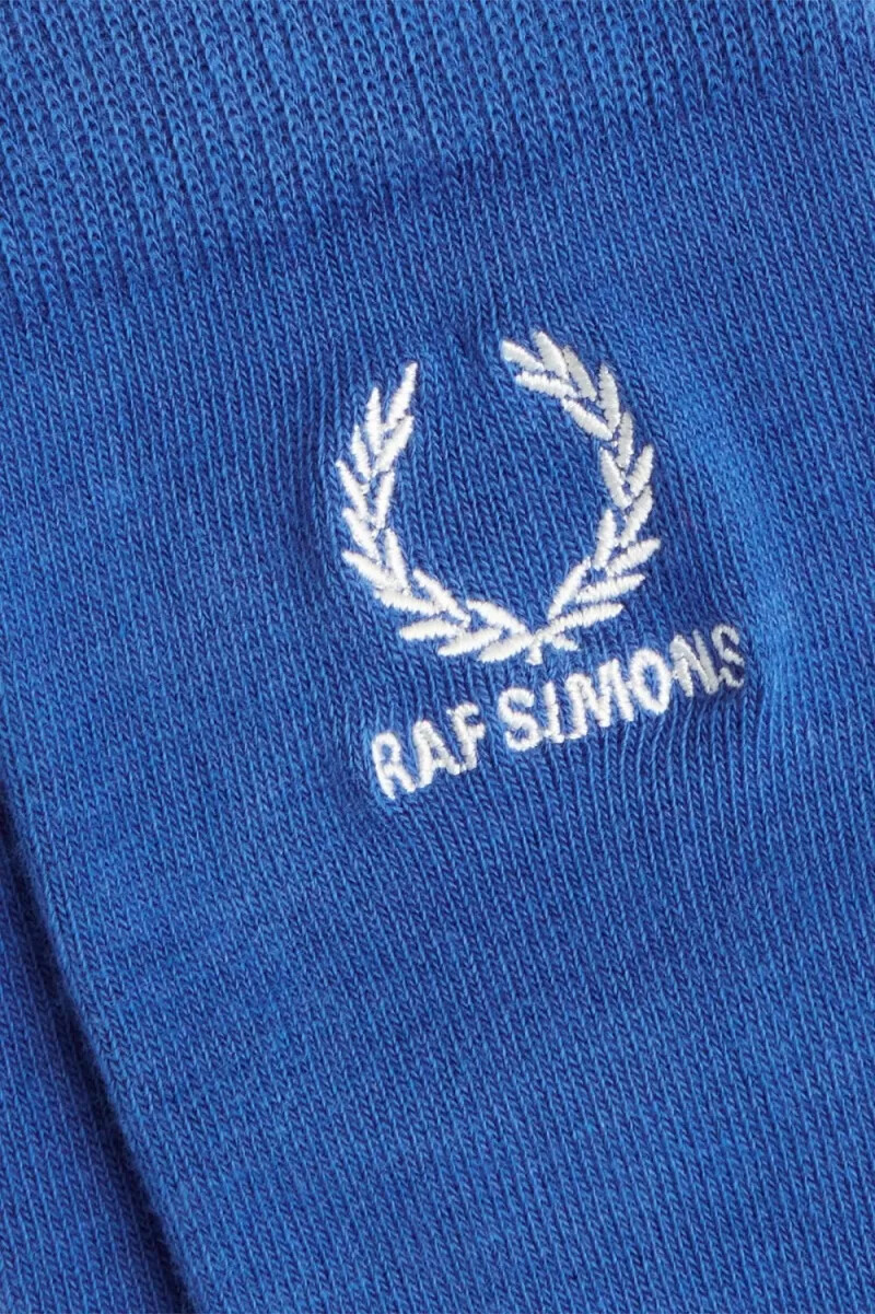 calzini da uomo ricamati fred perry blu reale