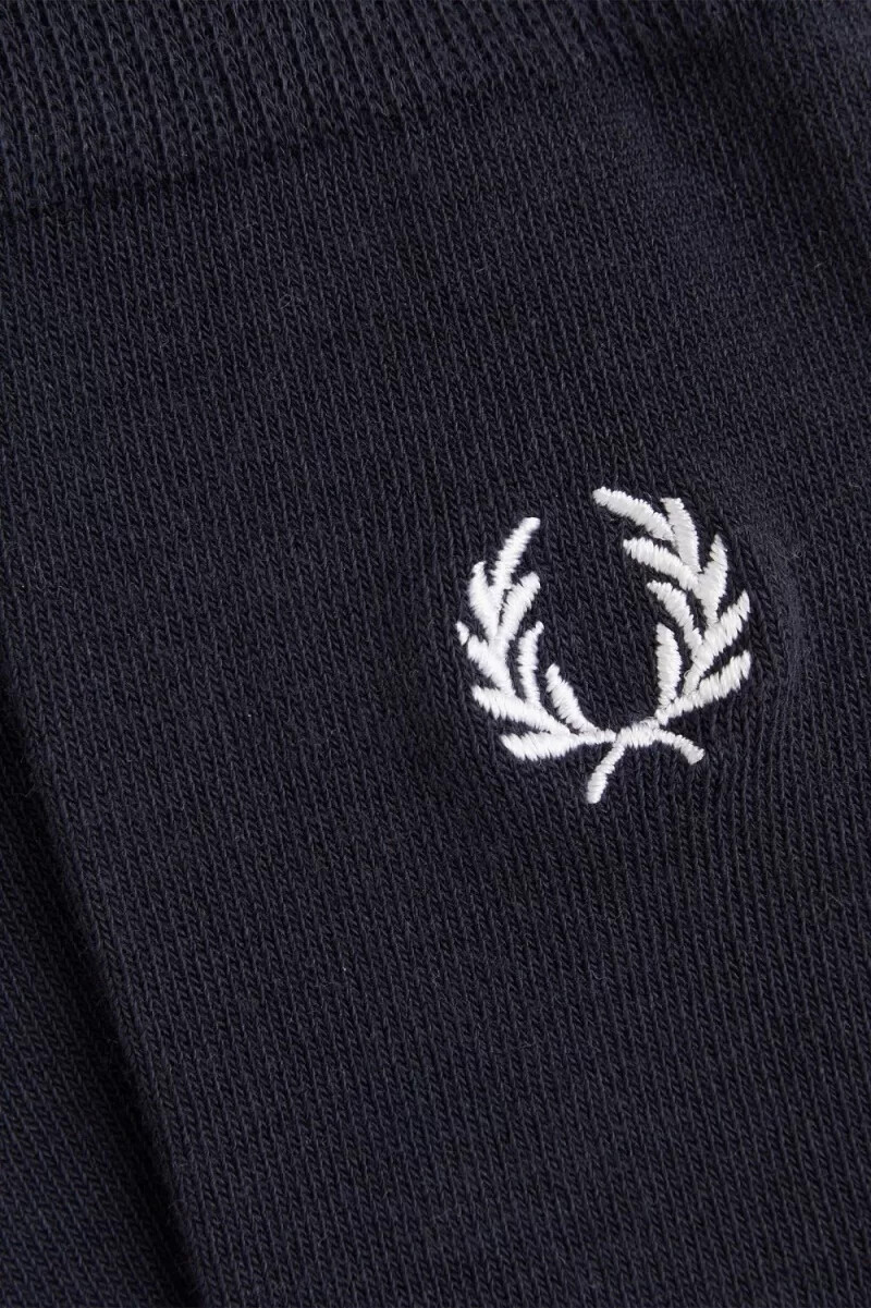 calzini da uomo fred perry classic laurel wreath blu navy bianco neve