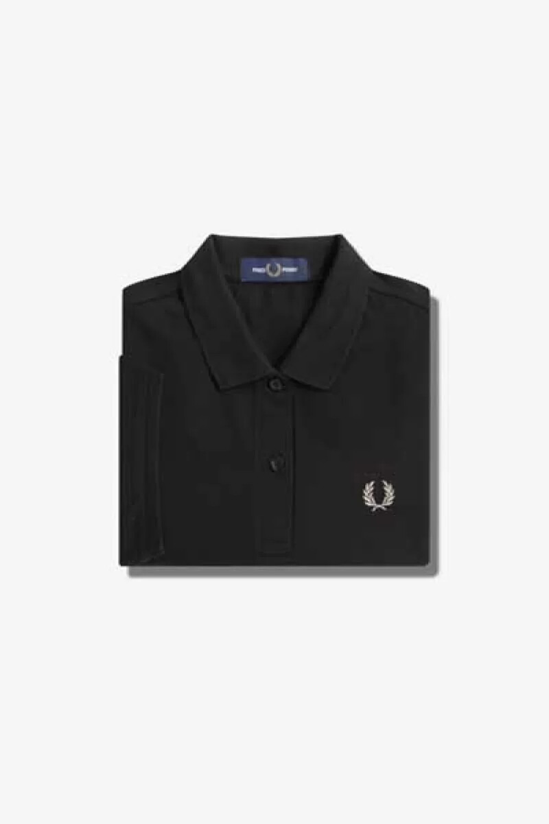 fred perry g6000 camicia da donna nera grigio caldo