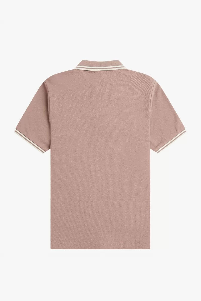 fred perry g3600 camicia da donna rosa scuro beige