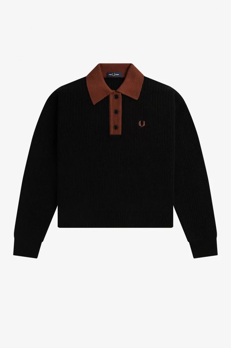 fred perry maglia da donna nera