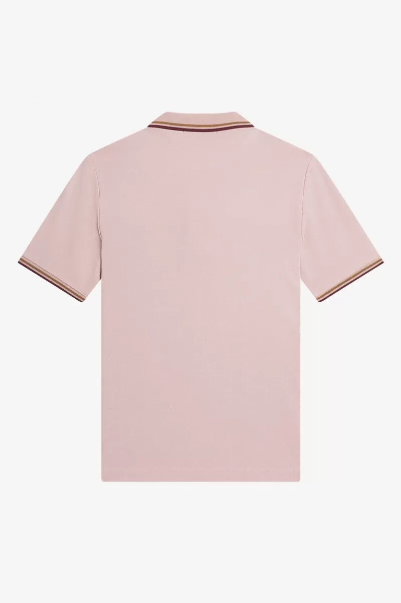 fred perry g3600 camicia da donna dusty rose rosa marrone sangue di bue