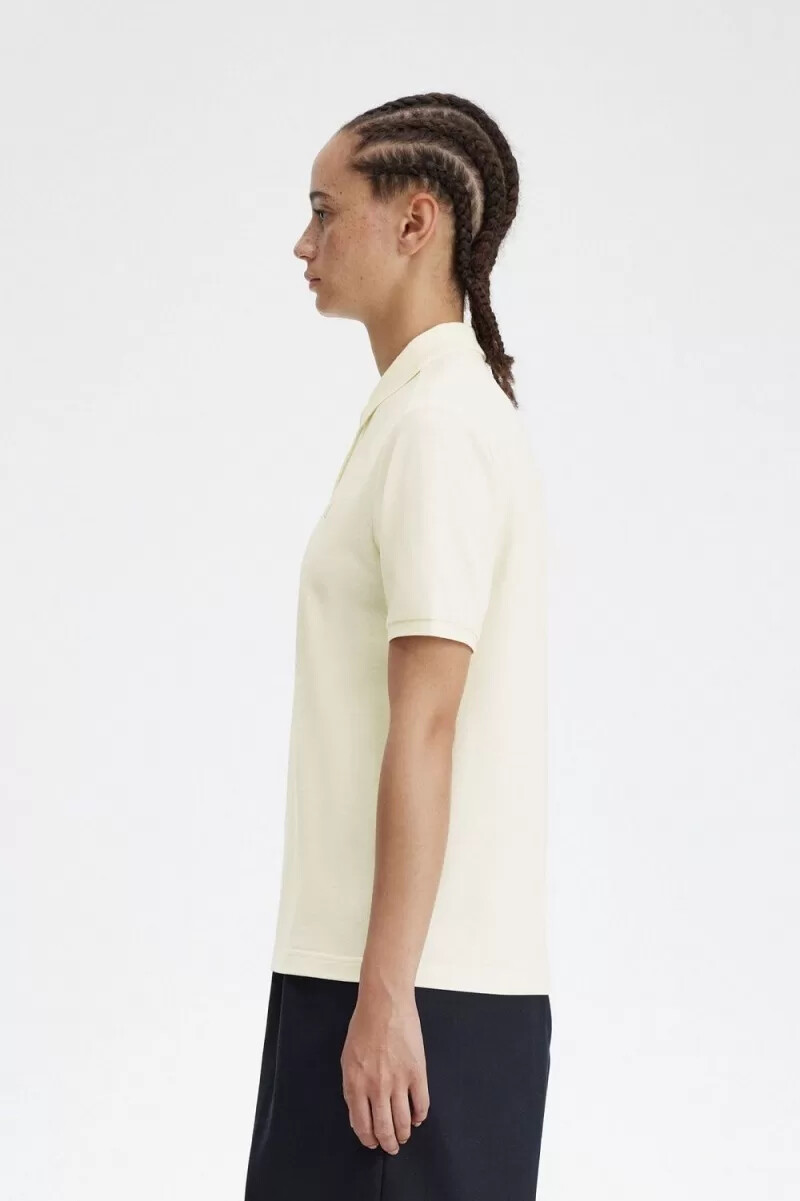 fred perry g6000 camicia da donna beige avena