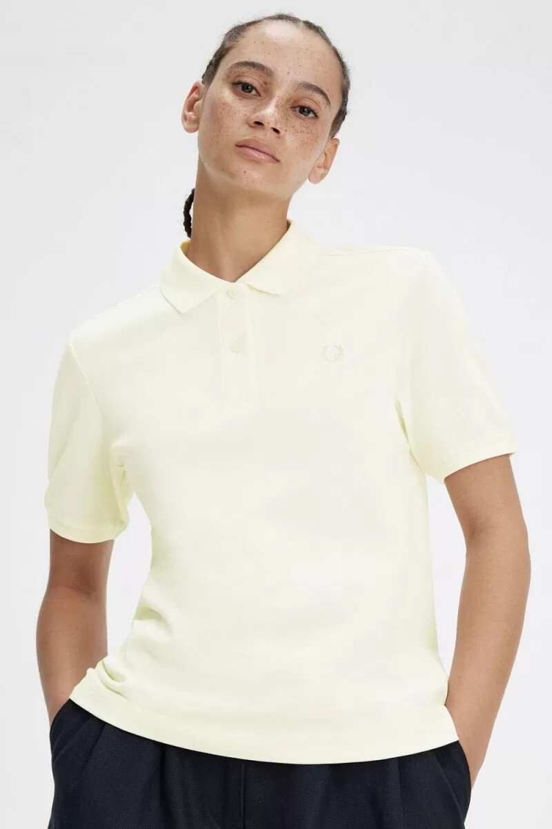 fred perry g6000 camicia da donna beige avena