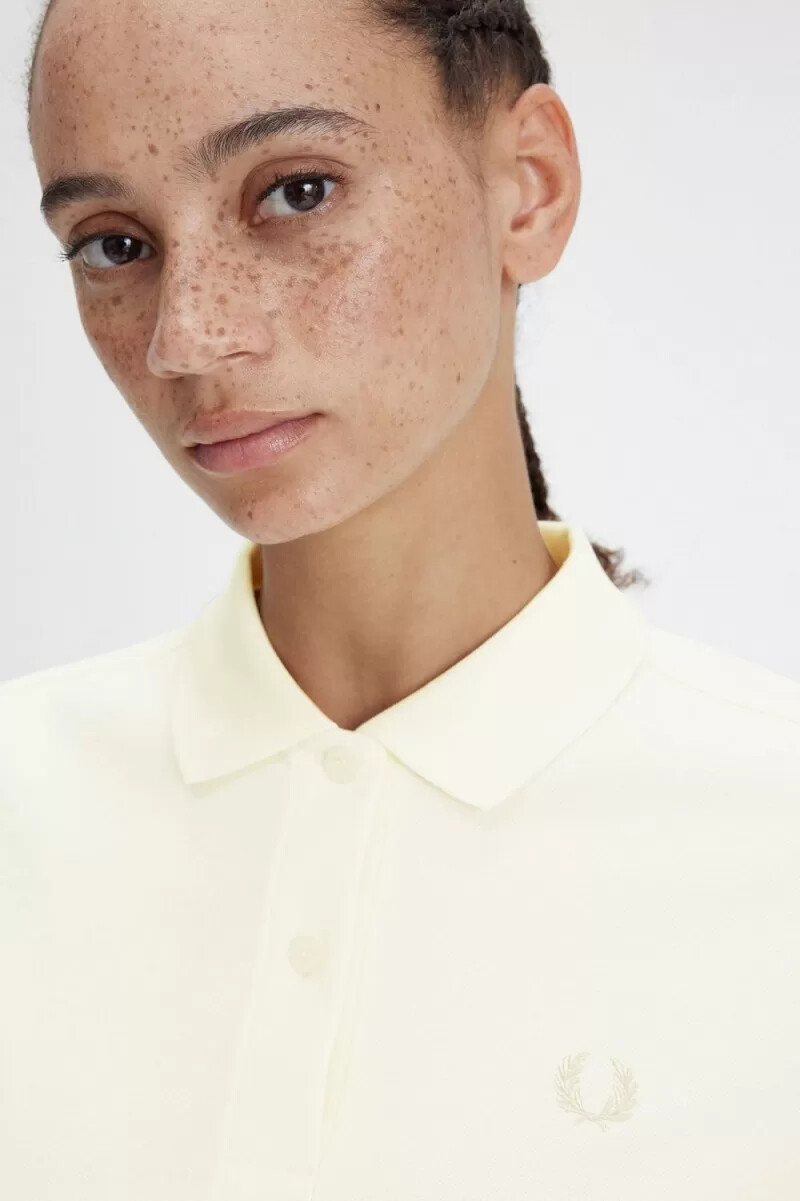 fred perry g6000 camicia da donna beige avena
