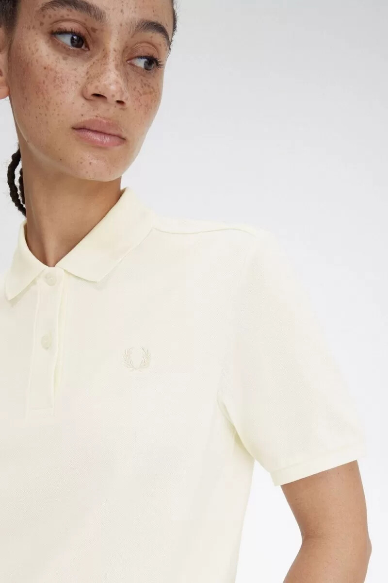fred perry g6000 camicia da donna beige avena