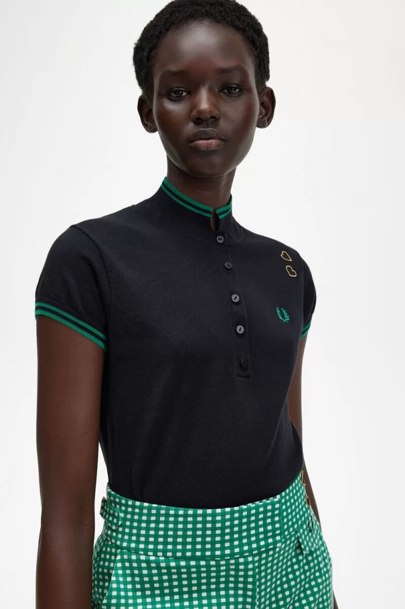 fred perry maglia da donna nera