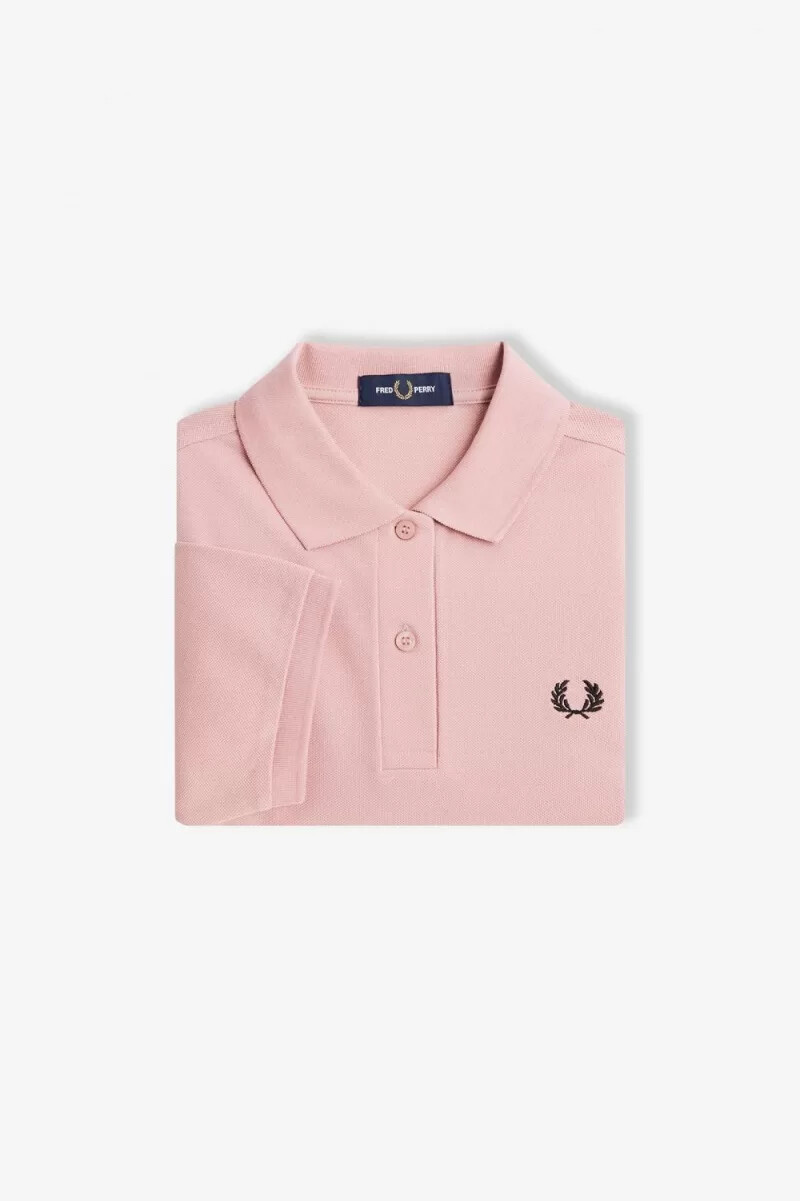 fred perry g6000 camicia da donna dusty rose rosa nero