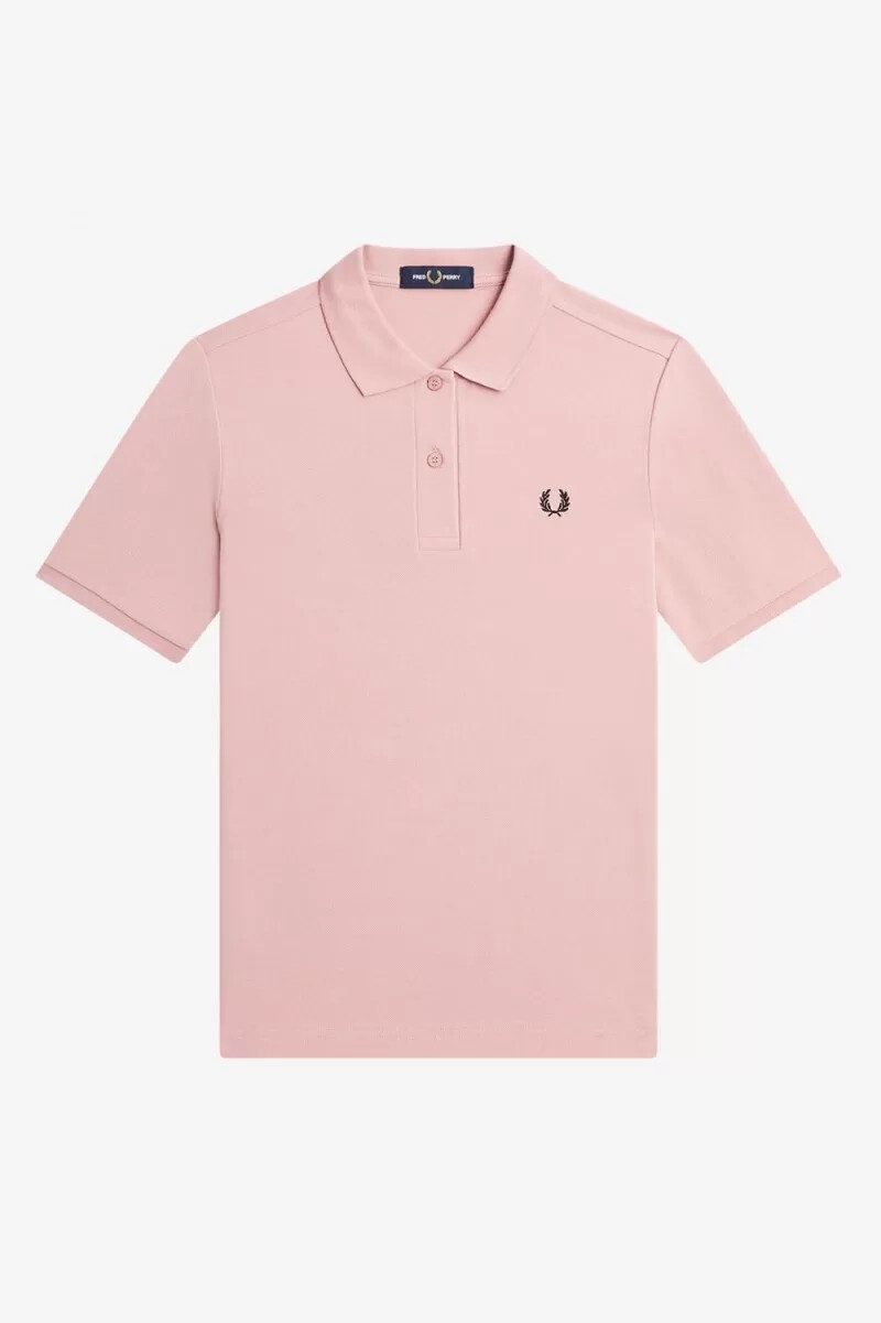fred perry g6000 camicia da donna dusty rose rosa nero
