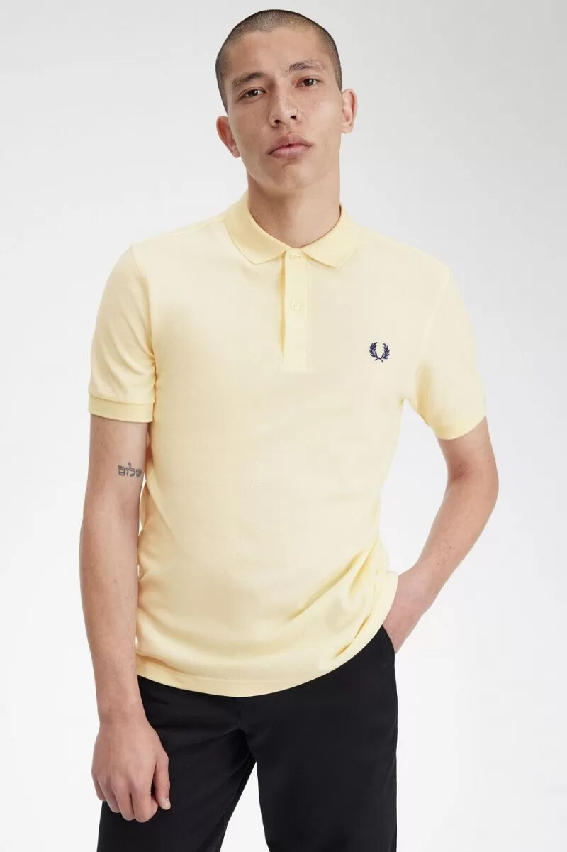 fred perry m6000 camicia da uomo color acquamarina e crema blu navy francese