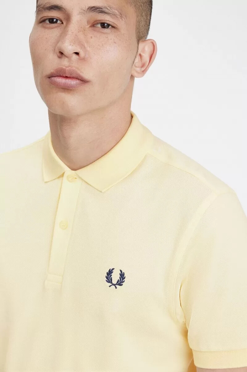 fred perry m6000 camicia da uomo color acquamarina e crema blu navy francese