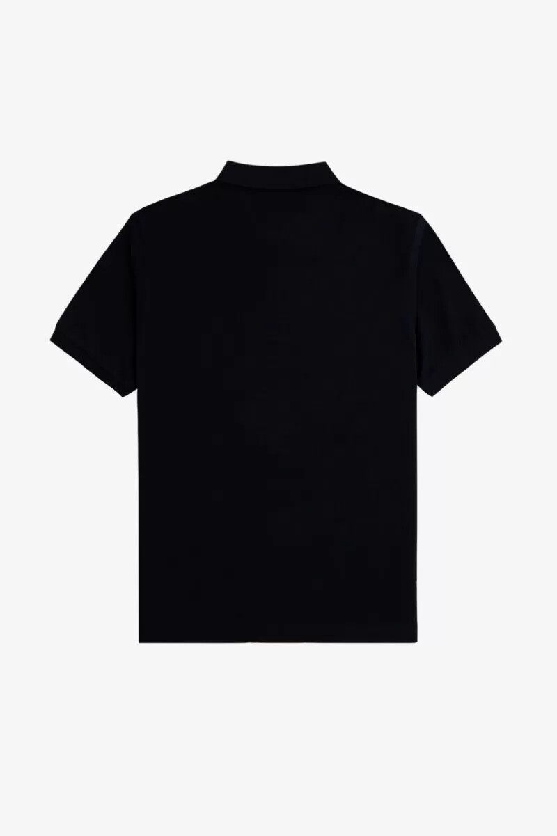 fred perry m6000 camicia da uomo nera bianca come la neve