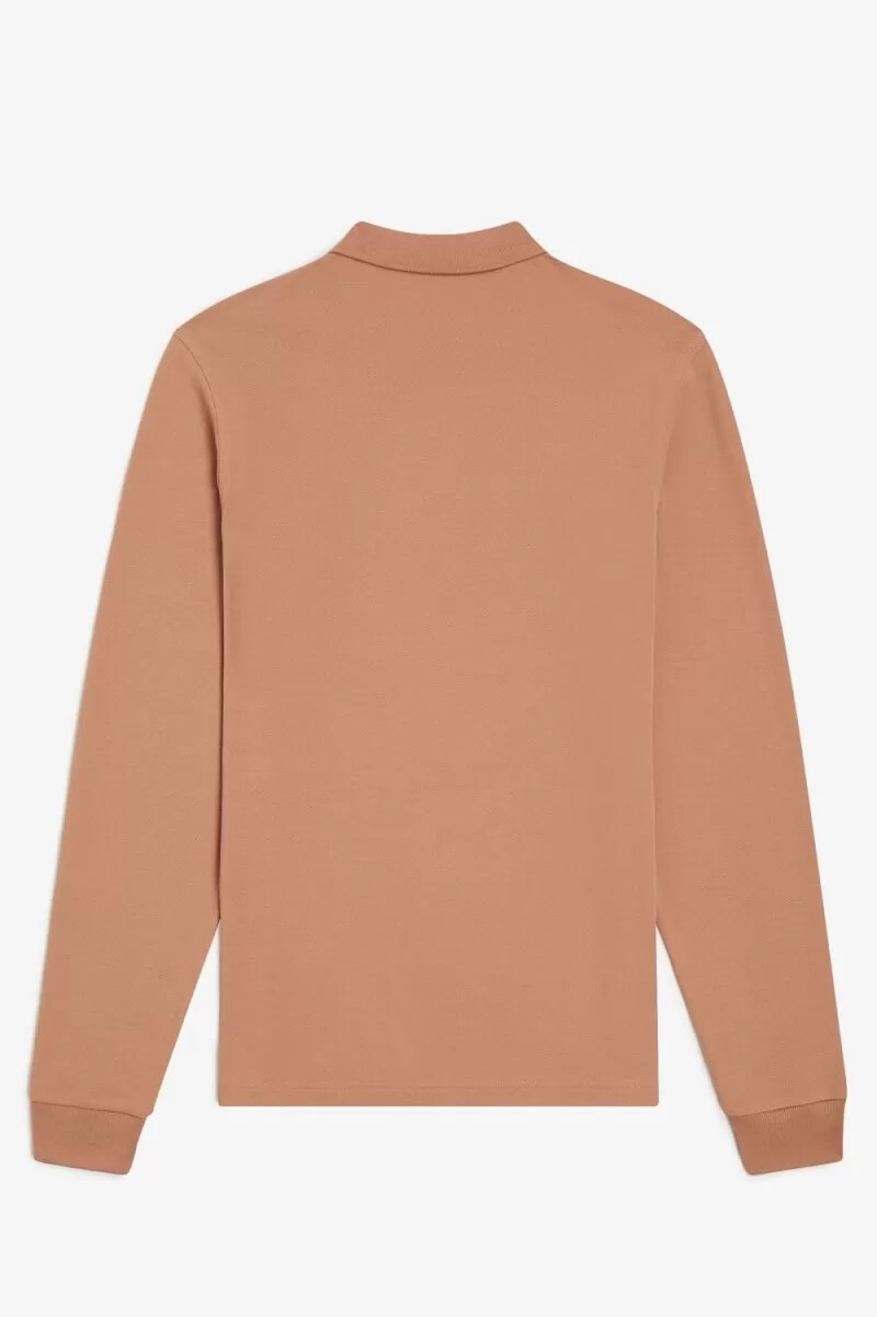fred perry m6006 camicia da uomo color ruggine chiaro