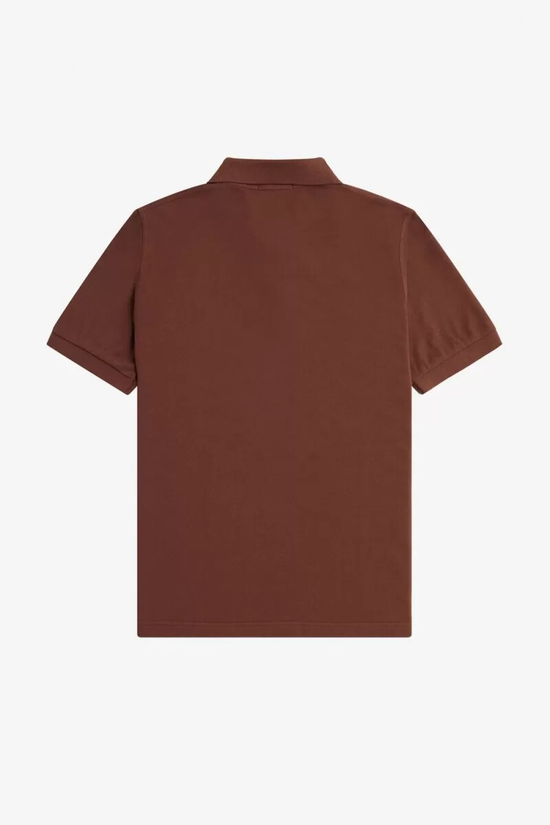 camicia da uomo fred perry m3 whisky brown black