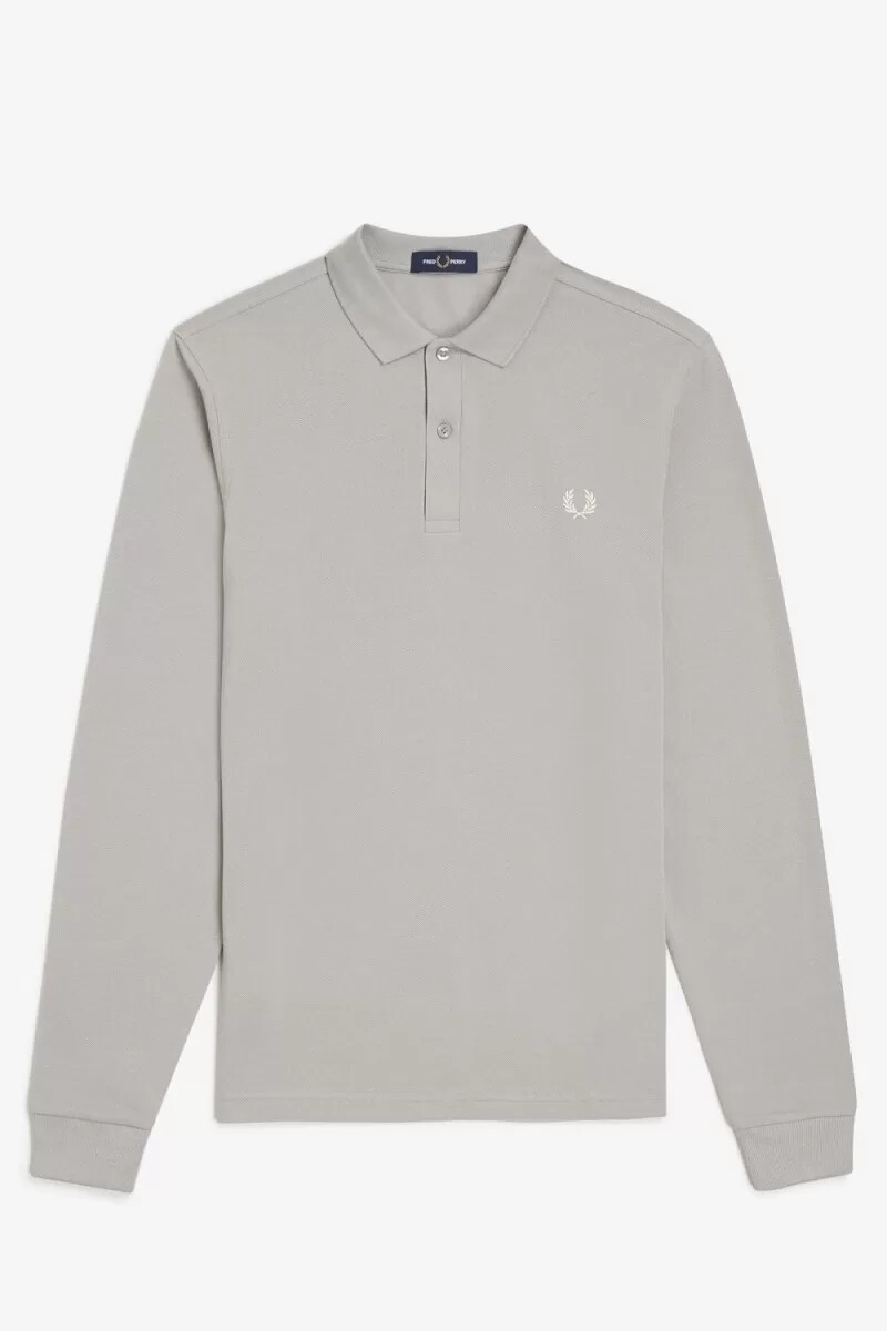 fred perry m6006 camicia da uomo grigia