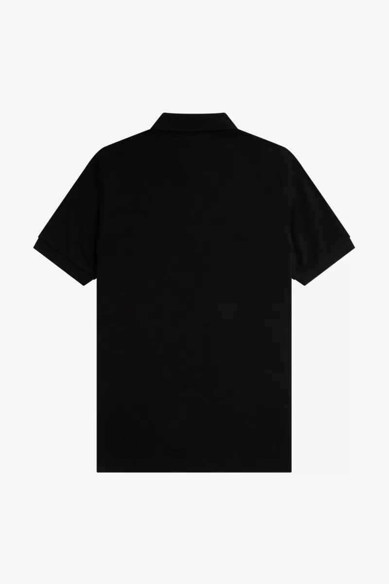 fred perry m6000 camicia da uomo nera whisky brown