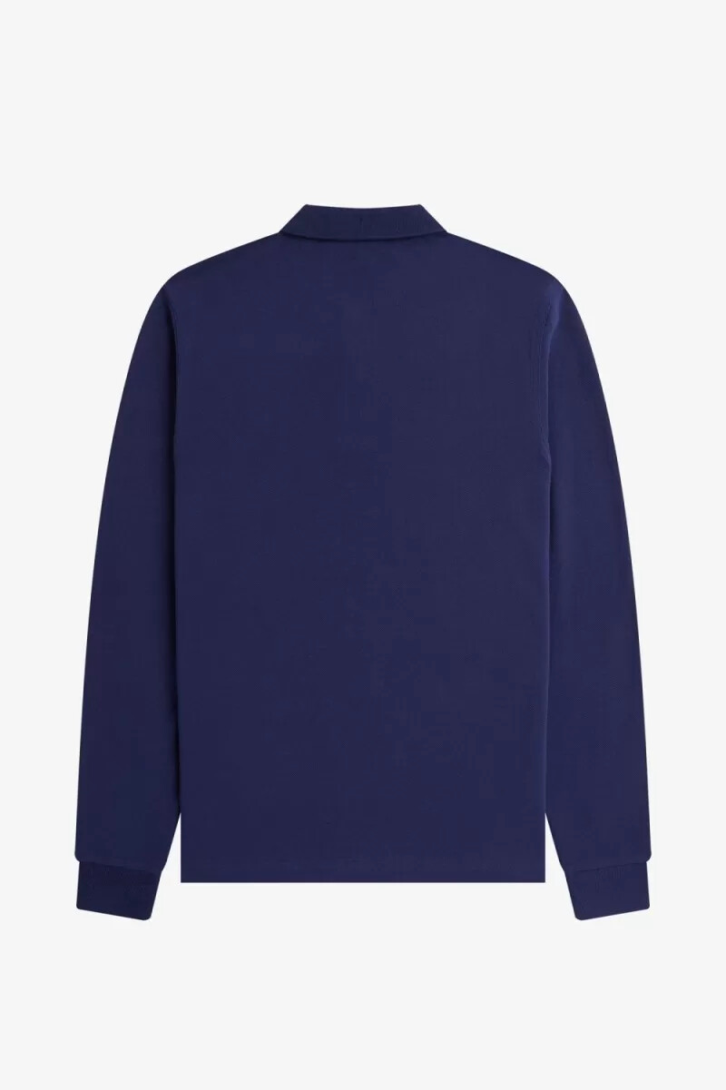 fred perry m6006 camicia da uomo blu navy francese whisky brown