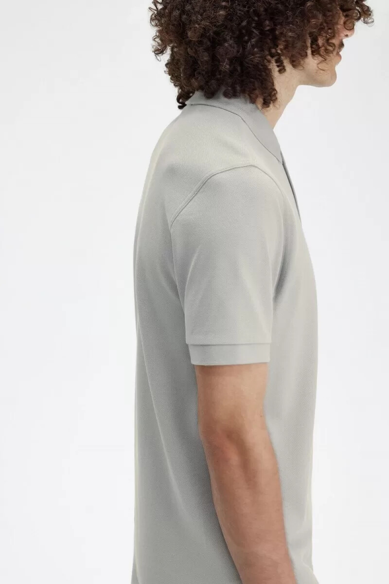 fred perry m6000 camicia da uomo grigio nero