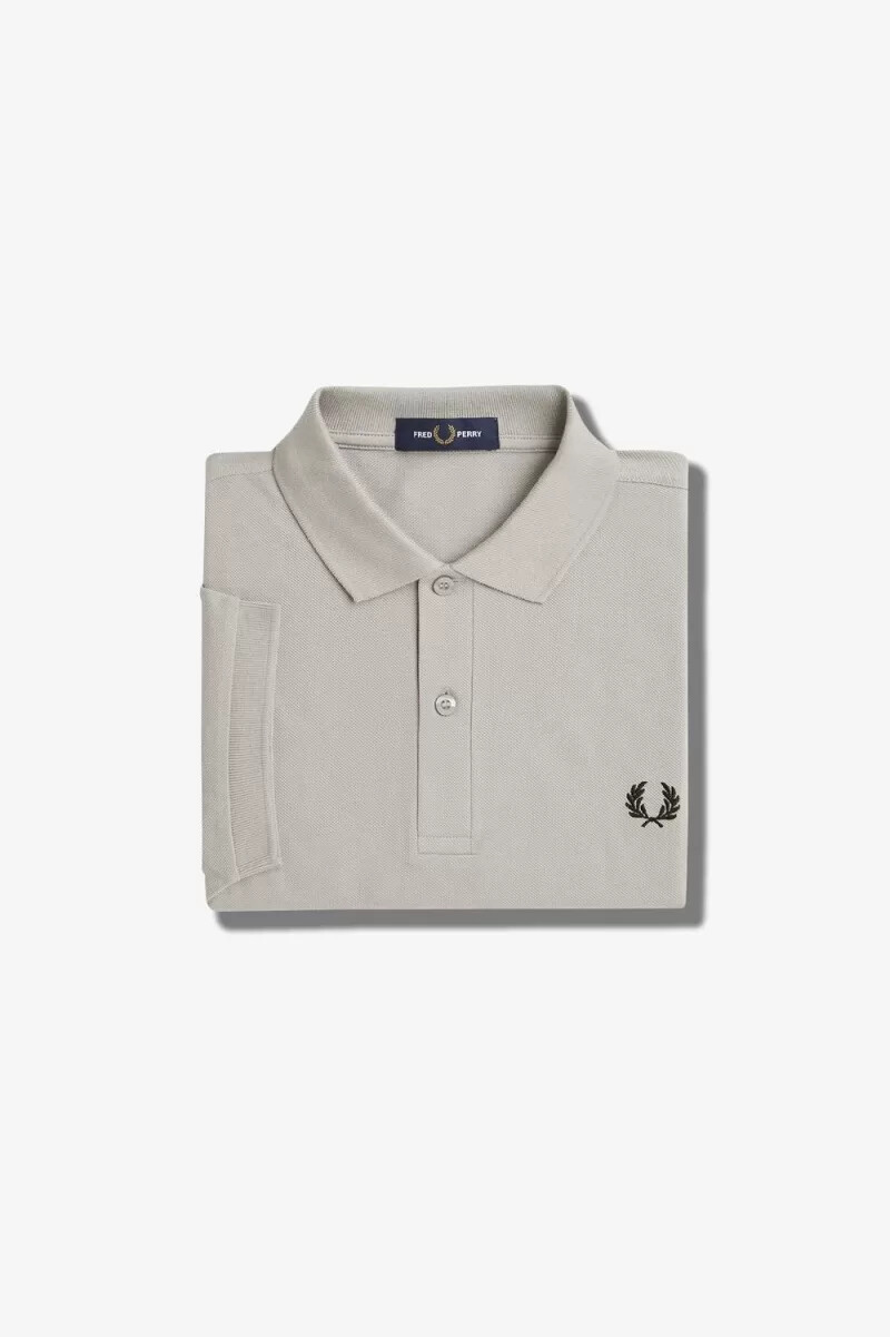 fred perry m6000 camicia da uomo grigio nero