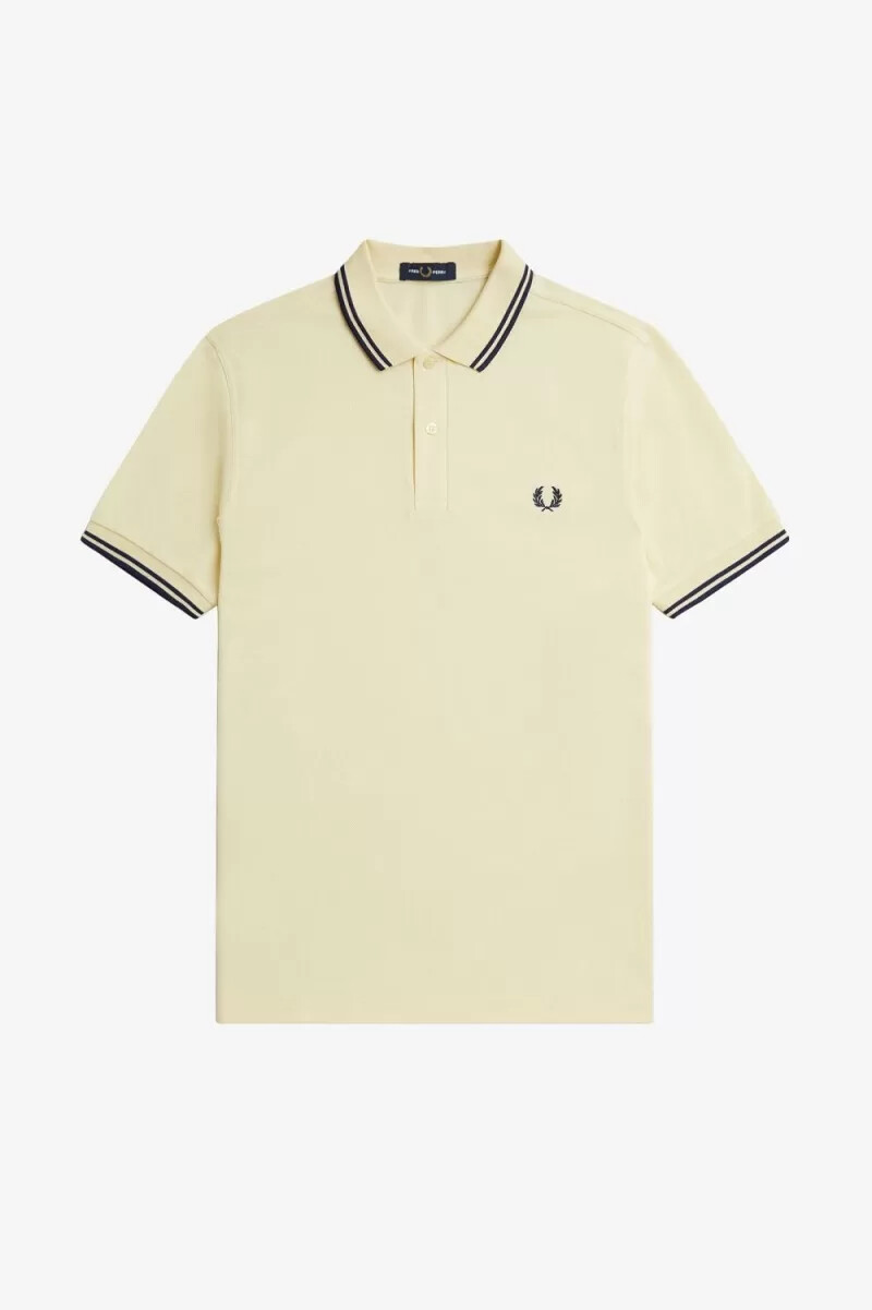 fred perry m3600 camicia da uomo color acquamarina e crema blu navy francese
