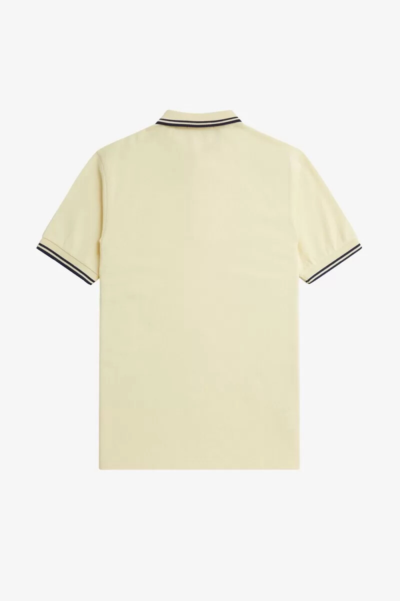 fred perry m3600 camicia da uomo color acquamarina e crema blu navy francese