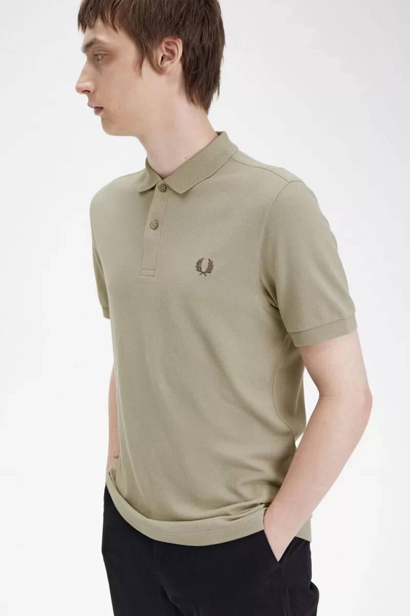 fred perry m6000 camicia da uomo grigio caldo rosso scuro