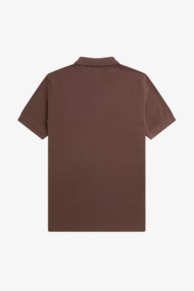 fred perry m6000 camicia da uomo rosso scuro grigio caldo