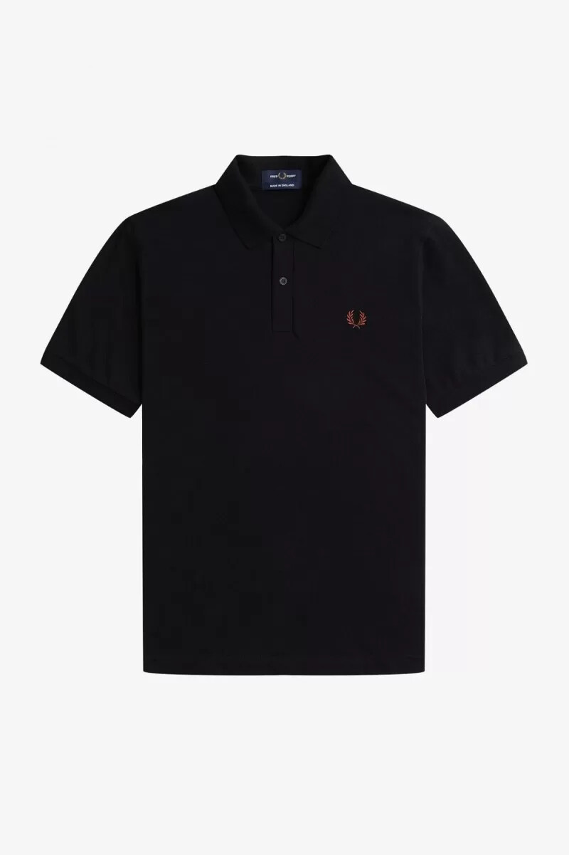camicia da uomo fred perry m3 nera marrone whisky