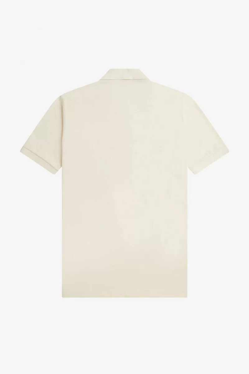 camicia da uomo fred perry m3 beige nero