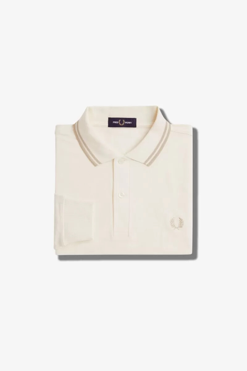 fred perry m3636 camicia da uomo beige avena avena