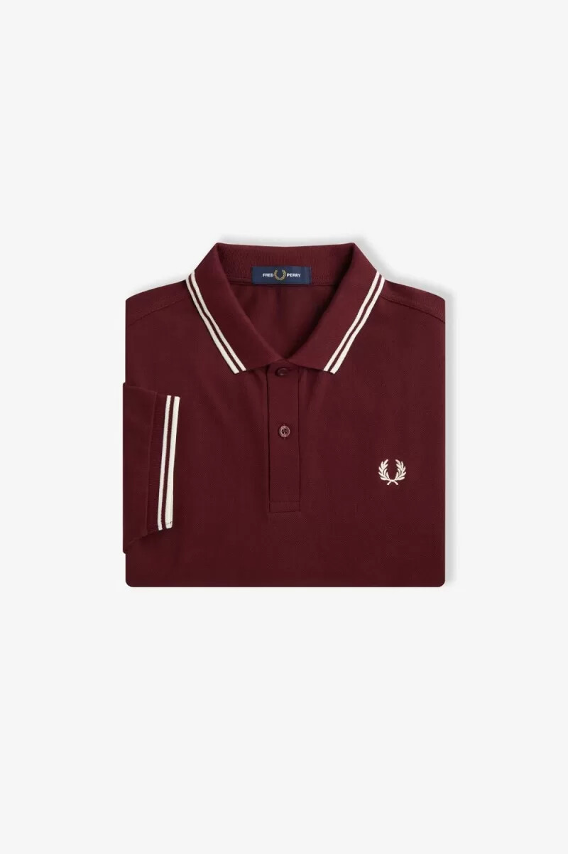 fred perry m3600 camicia da uomo beige sangue di bue