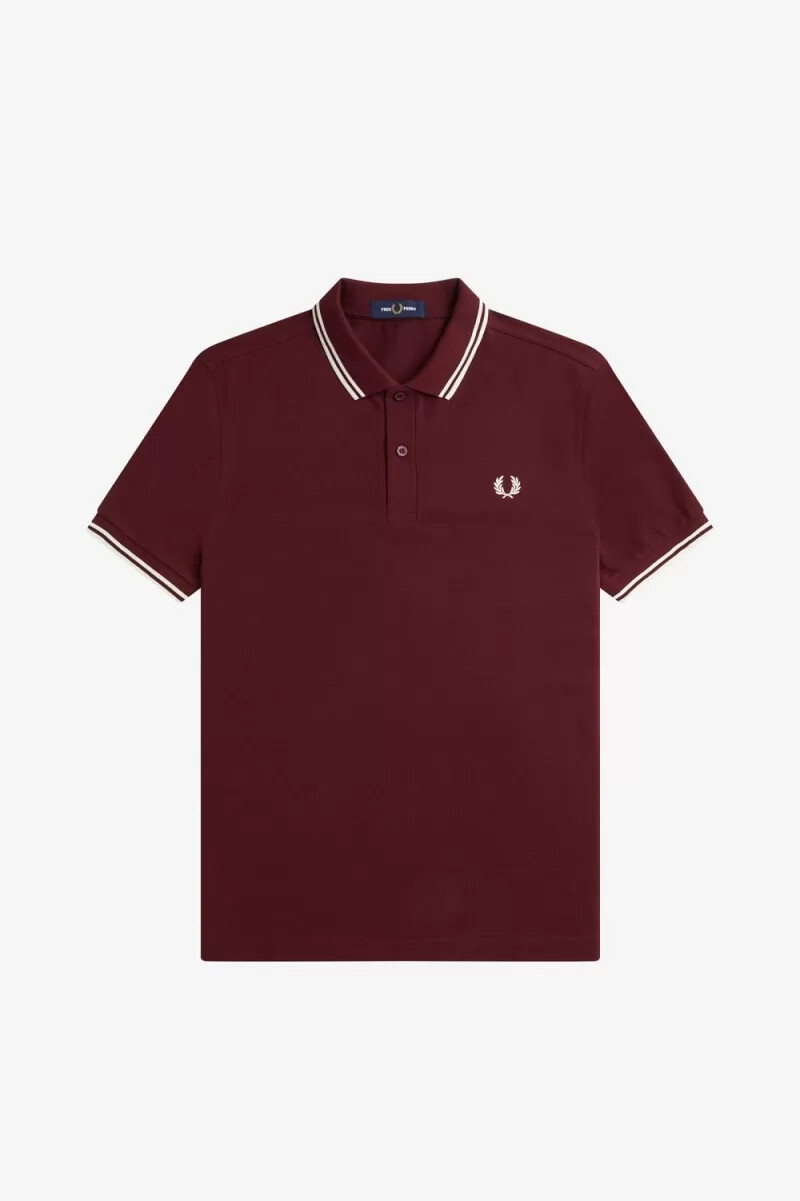fred perry m3600 camicia da uomo beige sangue di bue