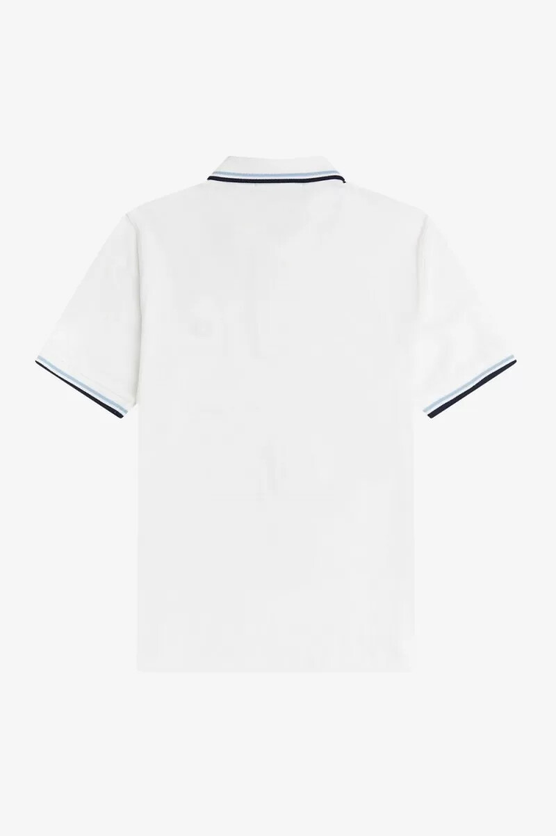 camicia da uomo fred perry m12 bianca acquamarina blu navy