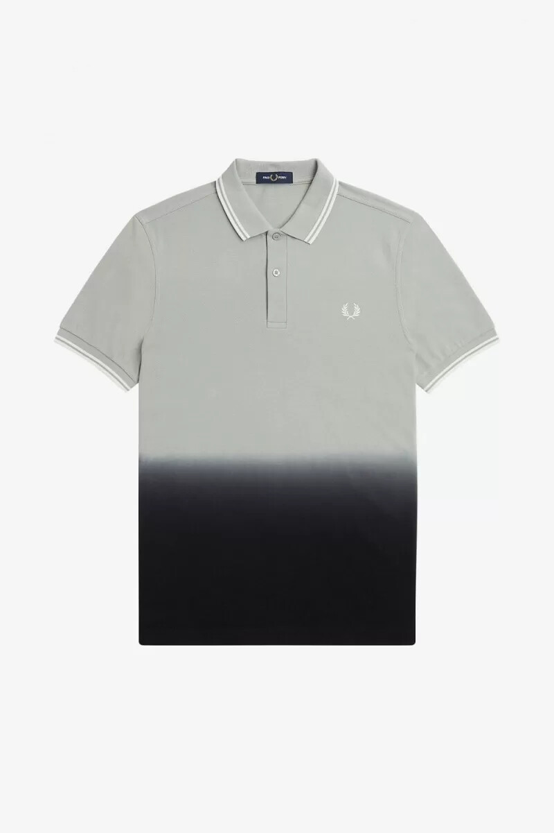 camicia da uomo fred perry ombre grigia