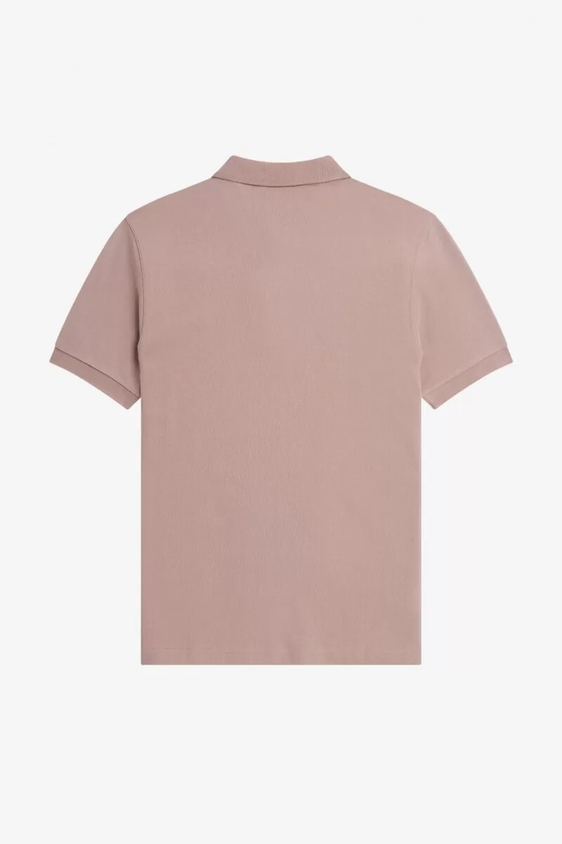 fred perry m6000 camicia da uomo rosa scuro tabacco bruciato