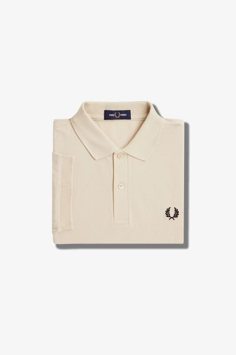 fred perry m6000 camicia da uomo color avena e nero