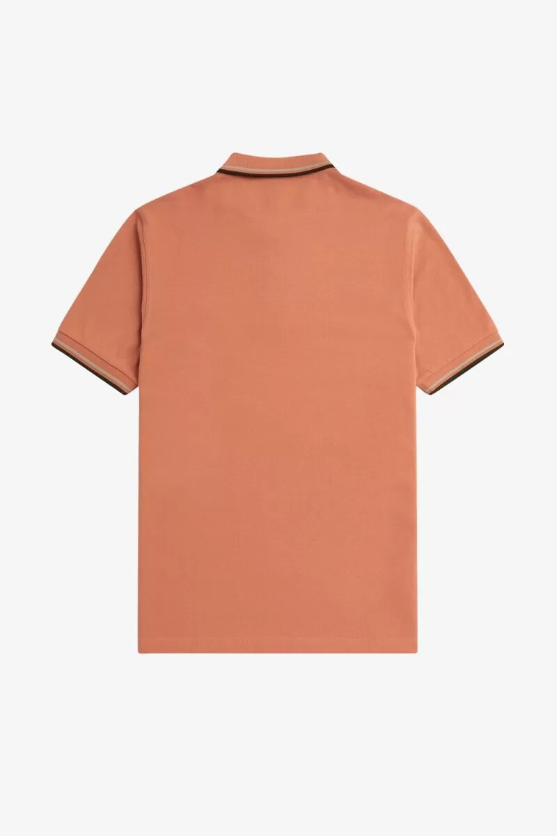 fred perry m3600 camicia da uomo ruggine chiaro grigio caldo verde notte