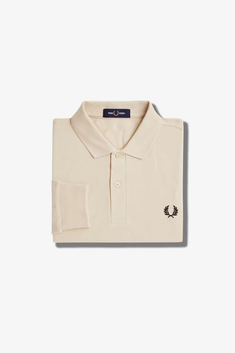 fred perry m6006 camicia da uomo color avena nero