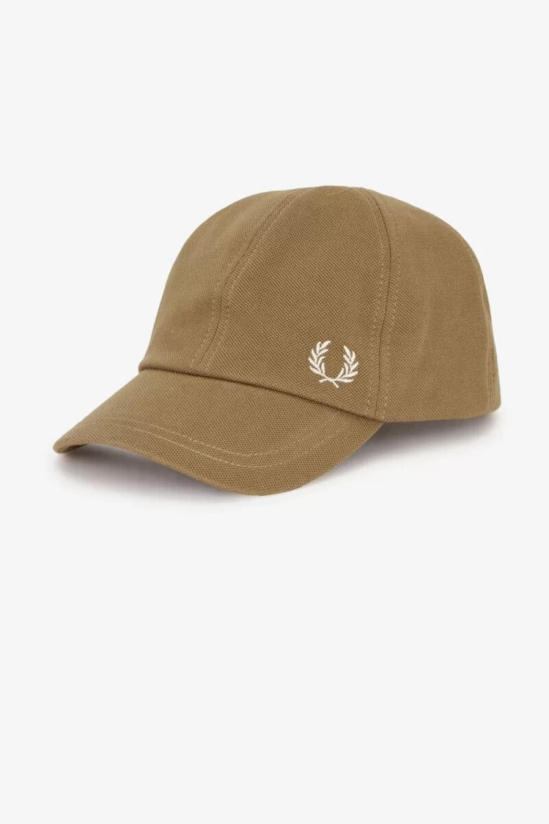 cappellini da uomo fred perry classic pique marrone beige