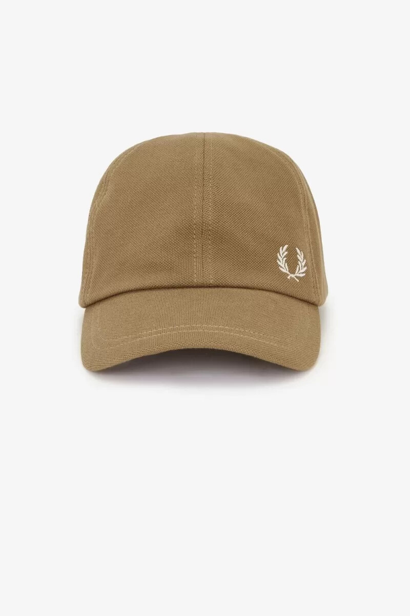 cappellini da uomo fred perry classic pique marrone beige