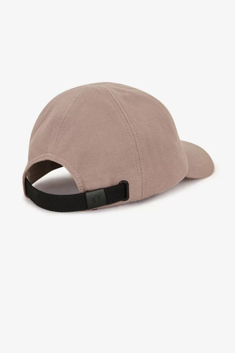 cappellini da uomo fred perry classic pique rosa scuro e neri
